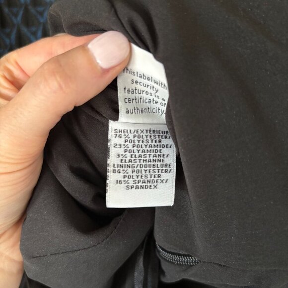 Diane Von Furstenberg Black and Blue Geometric Pattern Jacquard Madyson Dress - Picture 9 of 13